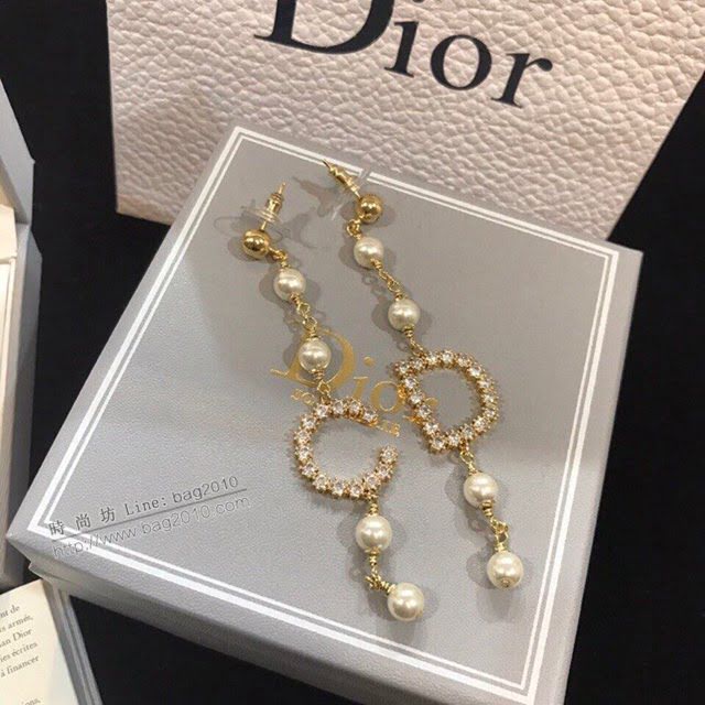 Dior飾品 迪奧經典熱銷爆款耳環 長款耳釘  zgd1067